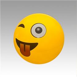 LAMPARA DE MESA EMOJI LENGUA Y GUINO AMARILLO 25CM DIAMETRO E27