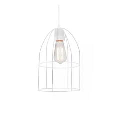 COLGANTE CARDALES JAULA AVIAR BLANCO E27