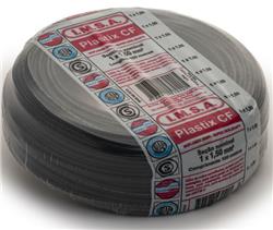 MTS.CABLE PLASTIX 1,5 MM NEGRO