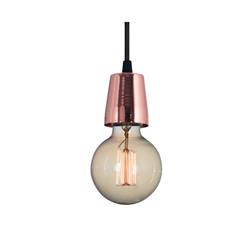 COLGANTE VINTAGE COBRE 1LUZ E27