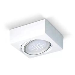 PLAFON VEDIA CUADRADO BLANCO 1LUZ AR111