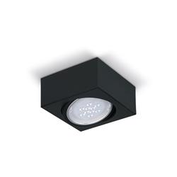 PLAFON VEDIA CUADRADO BLANCO 1LUZ AR111