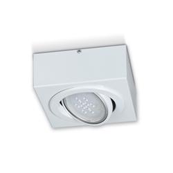 PLAFON LAGUNA CUADRADO BLANCO 1LUZ AR111