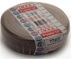 MTS.CABLE PLASTIX 1,5 MM MARRON