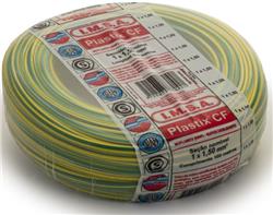 MTS.CABLE PLASTIX 1,5 MM VERDE/AMARILLO