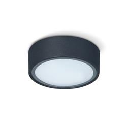 PLAFON REDONDO 2730 ALUMINIO NEGRO G9 IP44