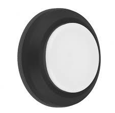 APLIQUE DECOLED CIRCULAR 3W NEGRO BLANCO CALIDO 3000K 110*