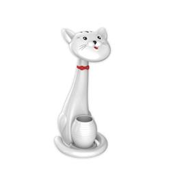 LAMPARA DE MESA GATITO BLANCO LED 6W 350ML