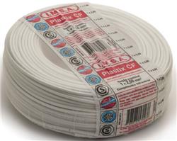 MTS.CABLE PLASTIX 2,5 MM BLANCO