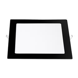 EMBUTIDO LED CUADRADO NEGRO 6W 2700K 420LM 120x120MM