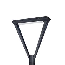 CABEZAL 4500 ALUMINIO NEGRO 2LUCES E27 IP44