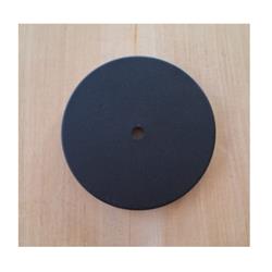 FLORON REDONDO NEGRO PARA 1 LUZ 120MM DIAMETRO X 7MM ALTURA