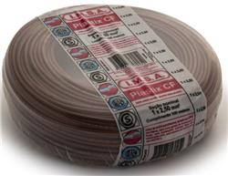 MTS.CABLE PLASTIX 2,5 MM MARRON