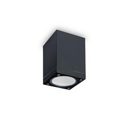 PLAFON 2070/P ALUMINIO NEGRO UNIDIRECCIONAL AR111 IP44 