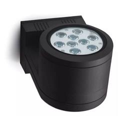 APLIQUE D-103-17 ALUMINIO NEGRO 1 LUZ AR111 IP54