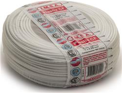 MTS.CABLE PLASTIX 4 MM BLANCO