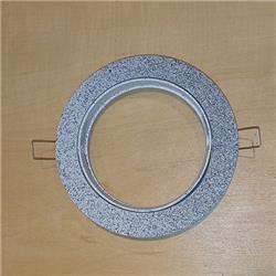 EMBUTIDO POLICARBONATO REDONDO PIEDRA GRIS GU10 94MM DIAMTERO