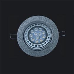 EMBUTIDO POLICARBONATO REDONDO PIEDRA GRIS AR111 158MM DIAMETRO