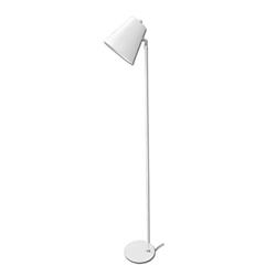 LAMPARA DE PIE MONA BLANCO CON PLATIL 1 LUZ E27 160CM ALTURA TOTAL 