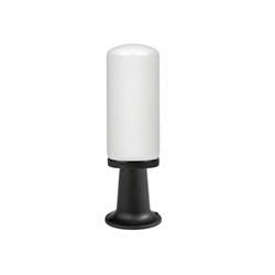APLIQUE GLOBO CILY MINI PMMA PRISMATICO OPAL CON BASE PILAR NEGRO E27