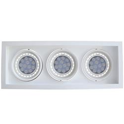 EMBUTIDO 1600/3 BLANCO 3 LAMPARAS AR111 GU10 