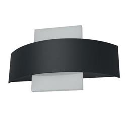 APLIQUE ENDURA STYLE SHIELD SQ 11W NEGRO BLANCO CALIDO 3000K