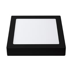 PLAFON LED CUADRADO NEGRO 25W 2700K 1875LM 300x300MM