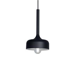 COLGANTE GINEBRA NEGRO 1 LUZ E27 19,5CM DIAMETRO X 37CM ALTURA