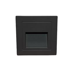 EMBUTIDO PARED CAM NEGRO 3W 3000K 60° 195LM CRI>80 IP54