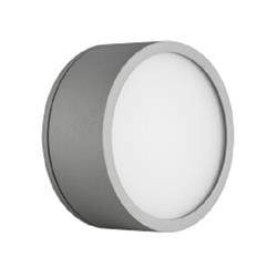APLIQUE BERILO R GRIS GRAFITO 8W 3000K 504LM CRI80 IP54 