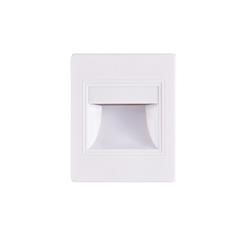 EMBUTIDO PARED WEB BLANCO PLASTICO ALTO IMPACTO LED 2W 3000K IP44