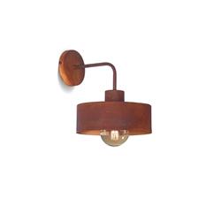 APLIQUE BALCARCE CHAPA 1LUZ OXIDADO E27 