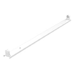 LISTON T 1X18W TUBO LED COMPLETO EN CHAPA ESMALTADA BLANCO