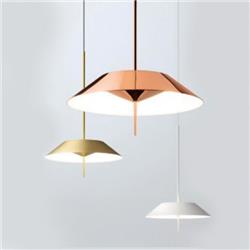 COLGANTE VELA BRONCE LED 12W 30CM DIAMETRO