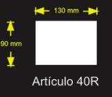 TAPA AUTOADHESIVO 5X10 90X130MM IGNIFUGA RIGIDA