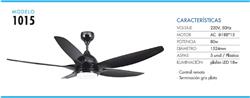 VENTILADOR TECHO NEGRO PALA-ENCHAPADO PLAF.TERM/NEG.M-1015