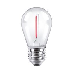 LAMPARA LED GOTA F/RECTO ROJA 1 W E27 NO DIMMER