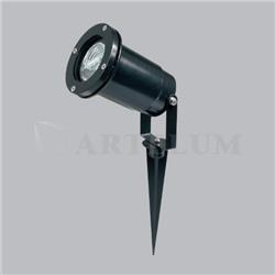 JABALINA DURA I ALUMINIO NEGRO 1 LUZ GU10 IP65