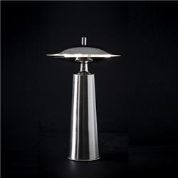 LAMPARA DE MESA TESLA NIQUEL 3 LUCES G9