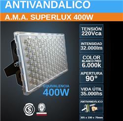 PROYECTOR  LED 200W FRIO(EQ.400W)ANTIV.32000L.IP67