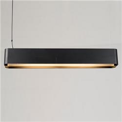 COLGANTE PIEL GRISIN GRANDE NEGRO MICROTEXTURADO 12,3W 3000K 1320LM 