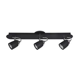 APLIQUE KONUS NEGRO 3 LUCES GU10