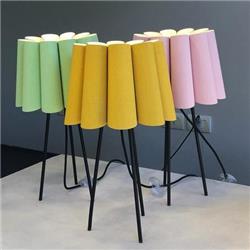 LAMPARA DE MESA RENATA 30CM DIAMETRO X 50CM ALTO E27 (COLORS)