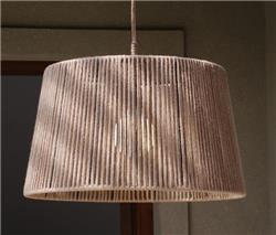 COLGANTE ANTONIA YUTE 40CM DIAMETRO X 28CM DE ALTO  E27