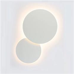 APLIQUE/PLAFÓN ECLIPSE 45 ALUMINIO MICROTEXTURADO BLANCO LED 22W 3000K