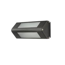 APLIQUE TRIA DOBLE NEGRO 1 LUZ E27 250MM X 82MM X 110MM IP44