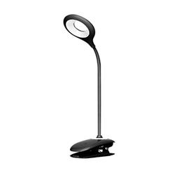 PINZA SARLI BROCHE NEGRO FLEXIBLE LED 5W 4000K AUTÓNOMA