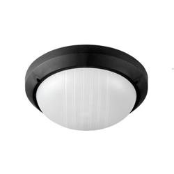 TORTUGA/APLIQUE CANDA NEGRO 1 LUZ E27 IP44