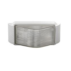 TORTUGA/APLIQUE FARFON NEGRO CON 1 DIFUSOR POLICARBONATO 1 LUZ E27 IP44
