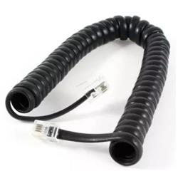 CABLE TELEFONICO ESPIRAL NEGRO 2 MTS CTE4/N